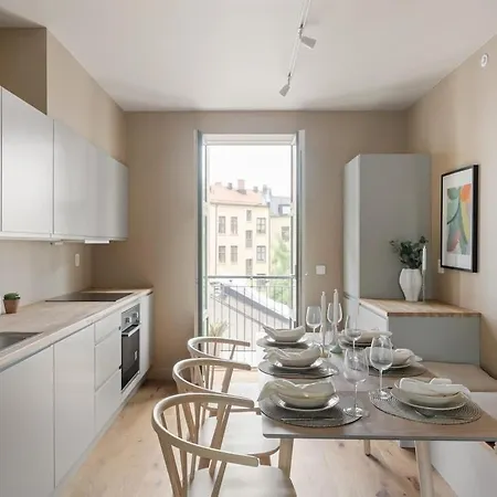 Apartment Dinbnb Grunerlokka I 3-bedroom With Balcony Oslo