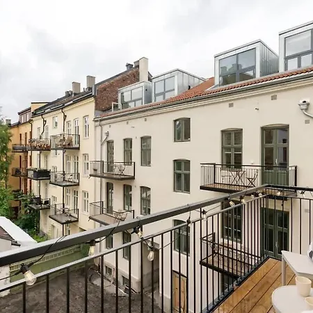 Апартаменты Dinbnb Grunerlokka I 3-bedroom With Balcony *